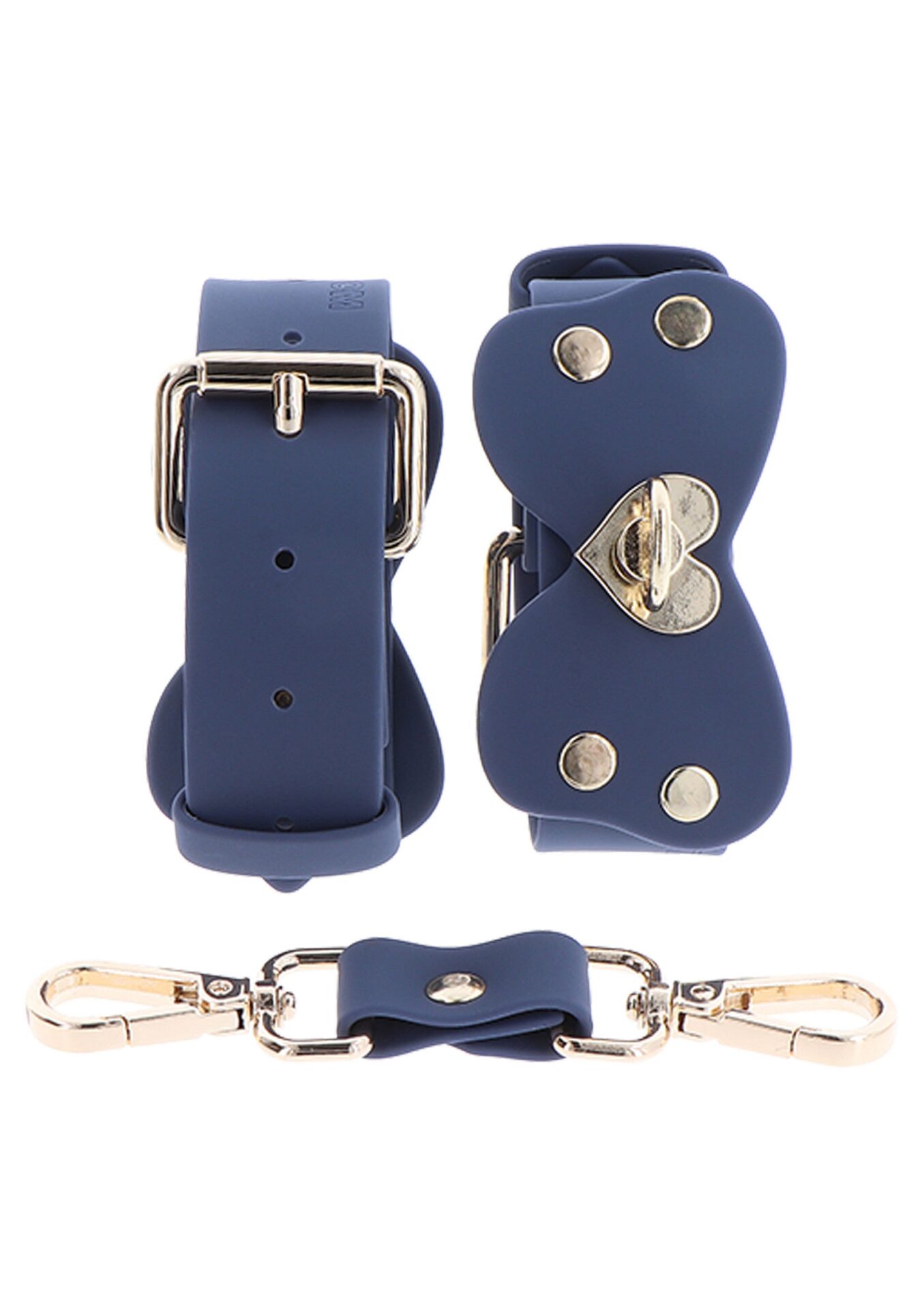Set di polsini in silicone blu - immagine 5