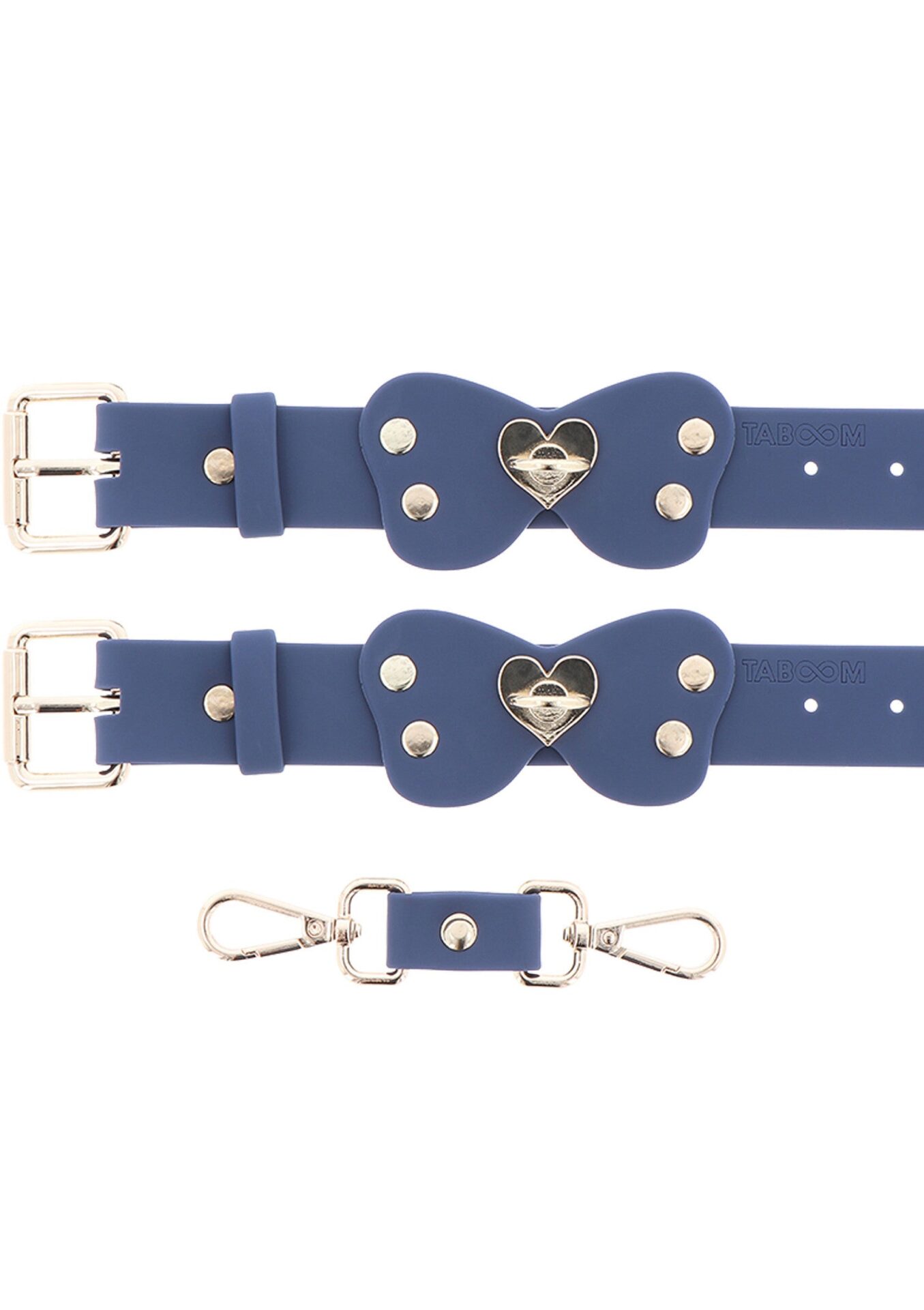 Set di polsini in silicone blu - immagine 6
