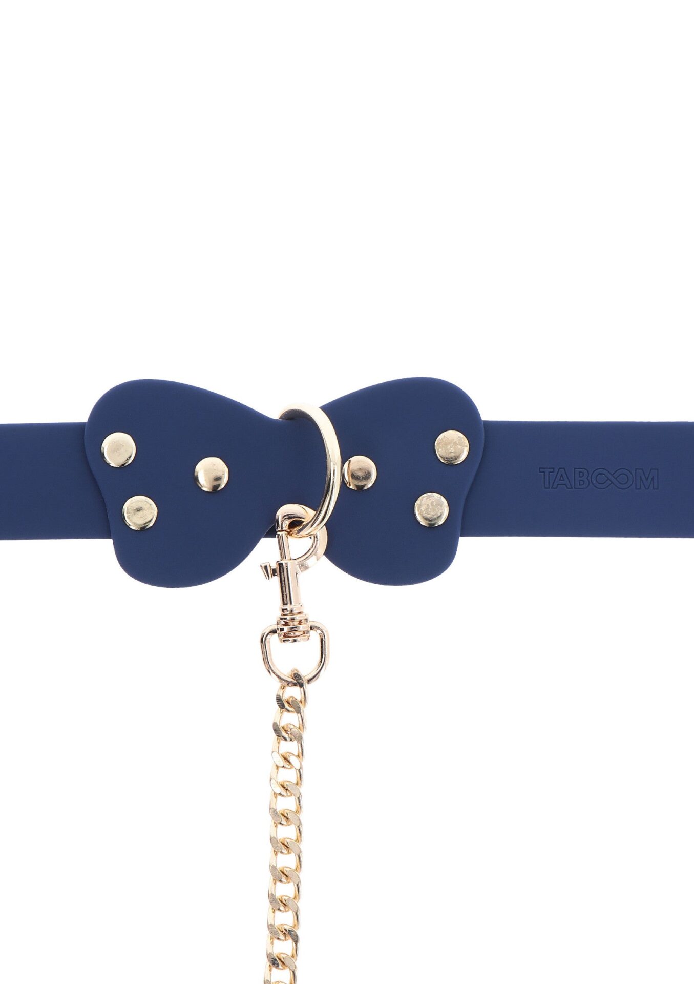 Collare e guinzaglio in silicone blu - immagine 6