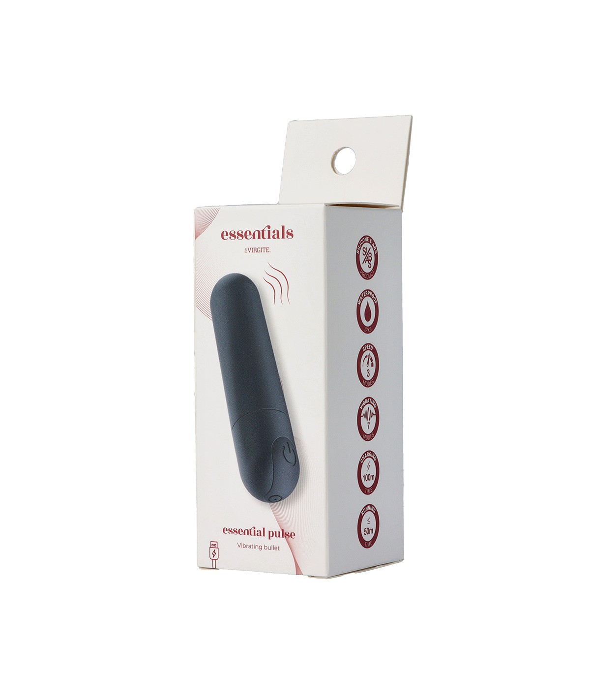 PROIETTILE VIBRANTE RICARICABILE PULSE - immagine 5