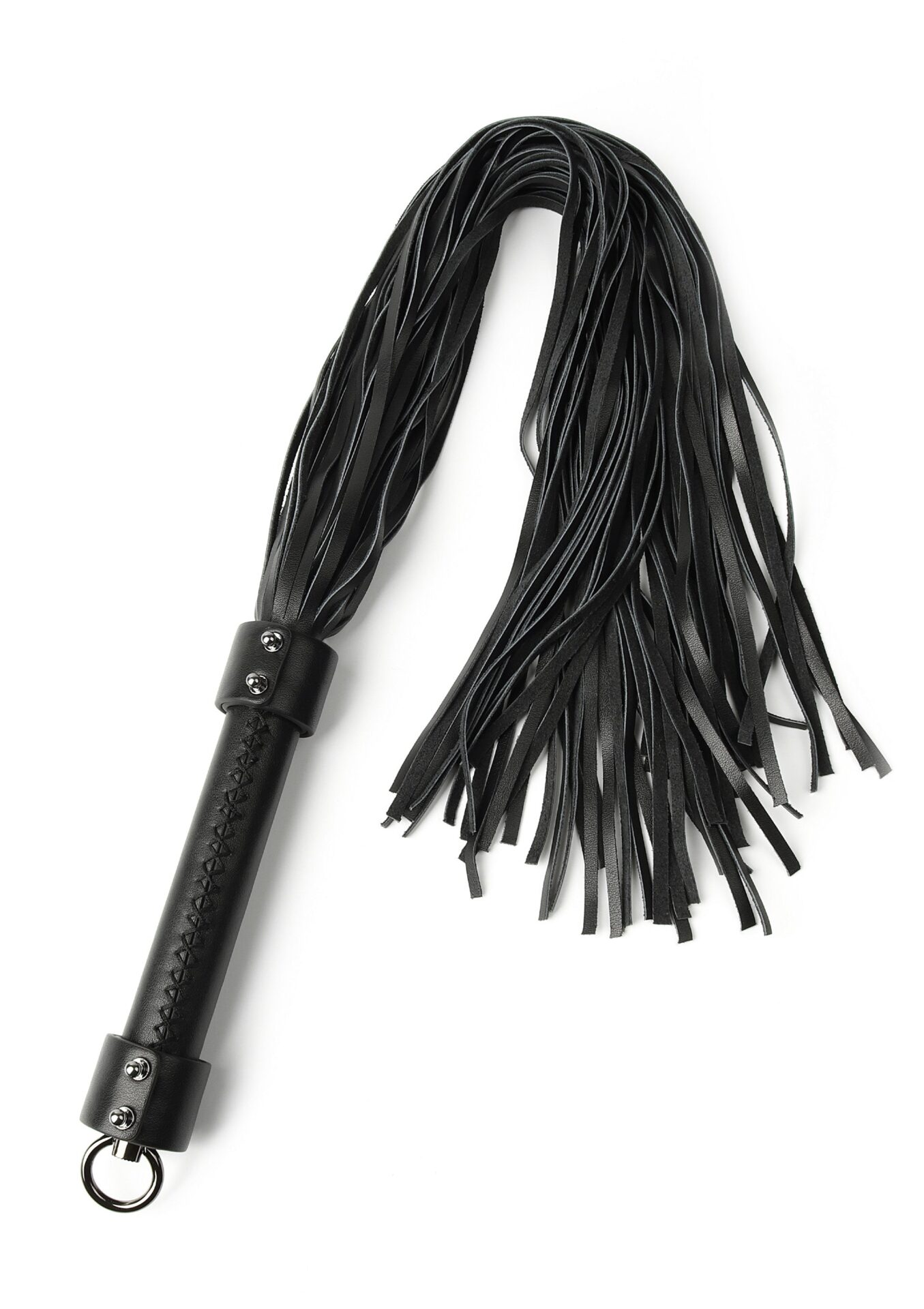 Frusta in vera pelle 75cm nera