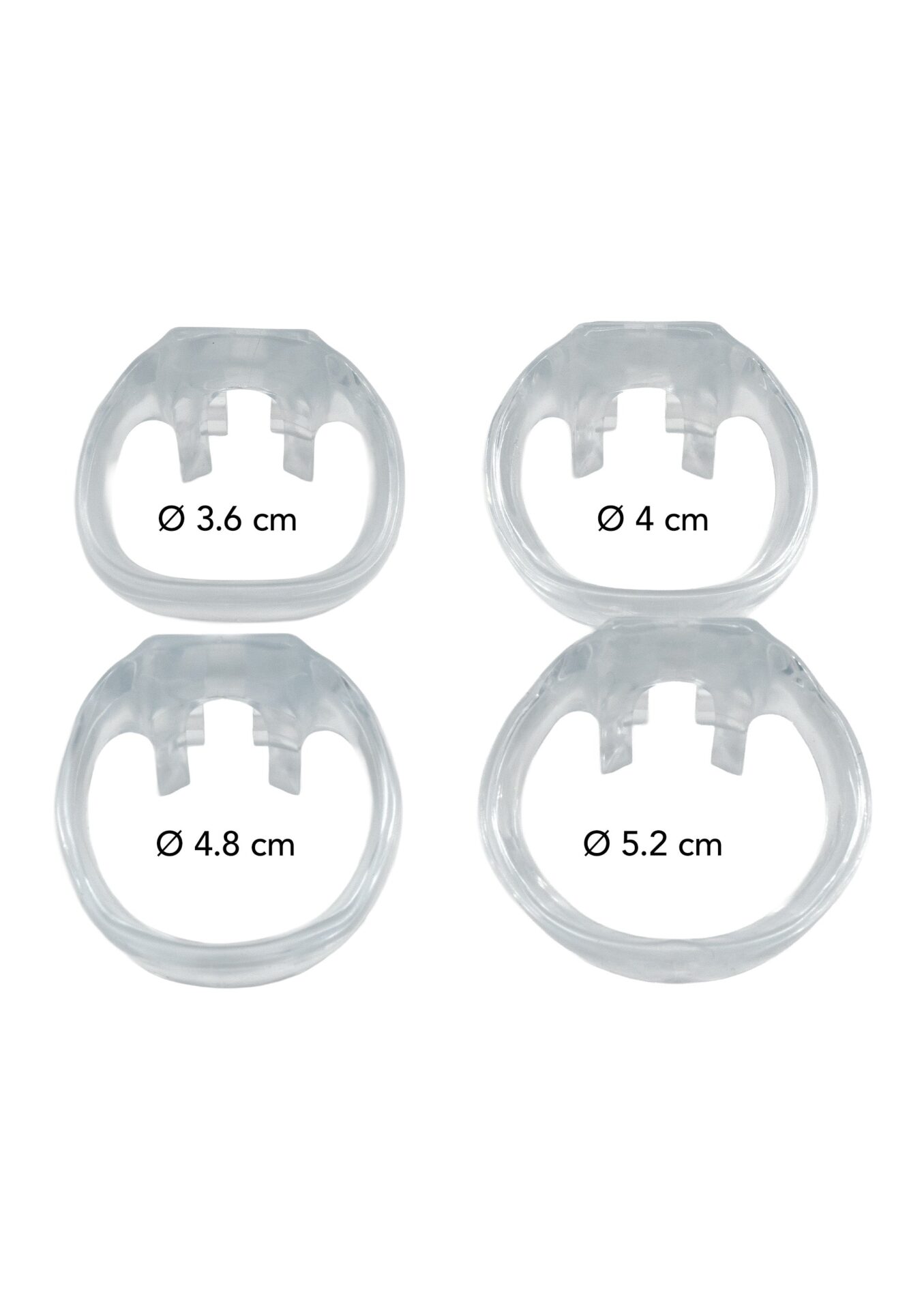 Gabbia per pene Clear Control Regular trasparente - immagine 4