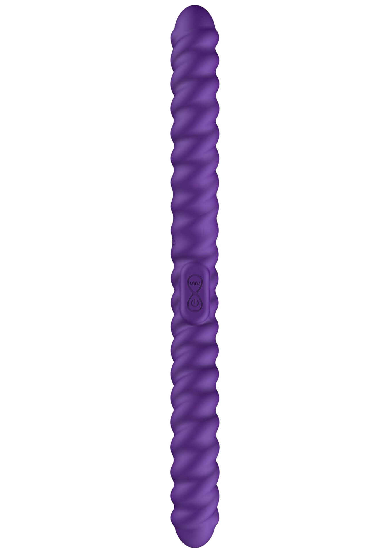 Vibratore flessibile a doppia faccia viola - immagine 3