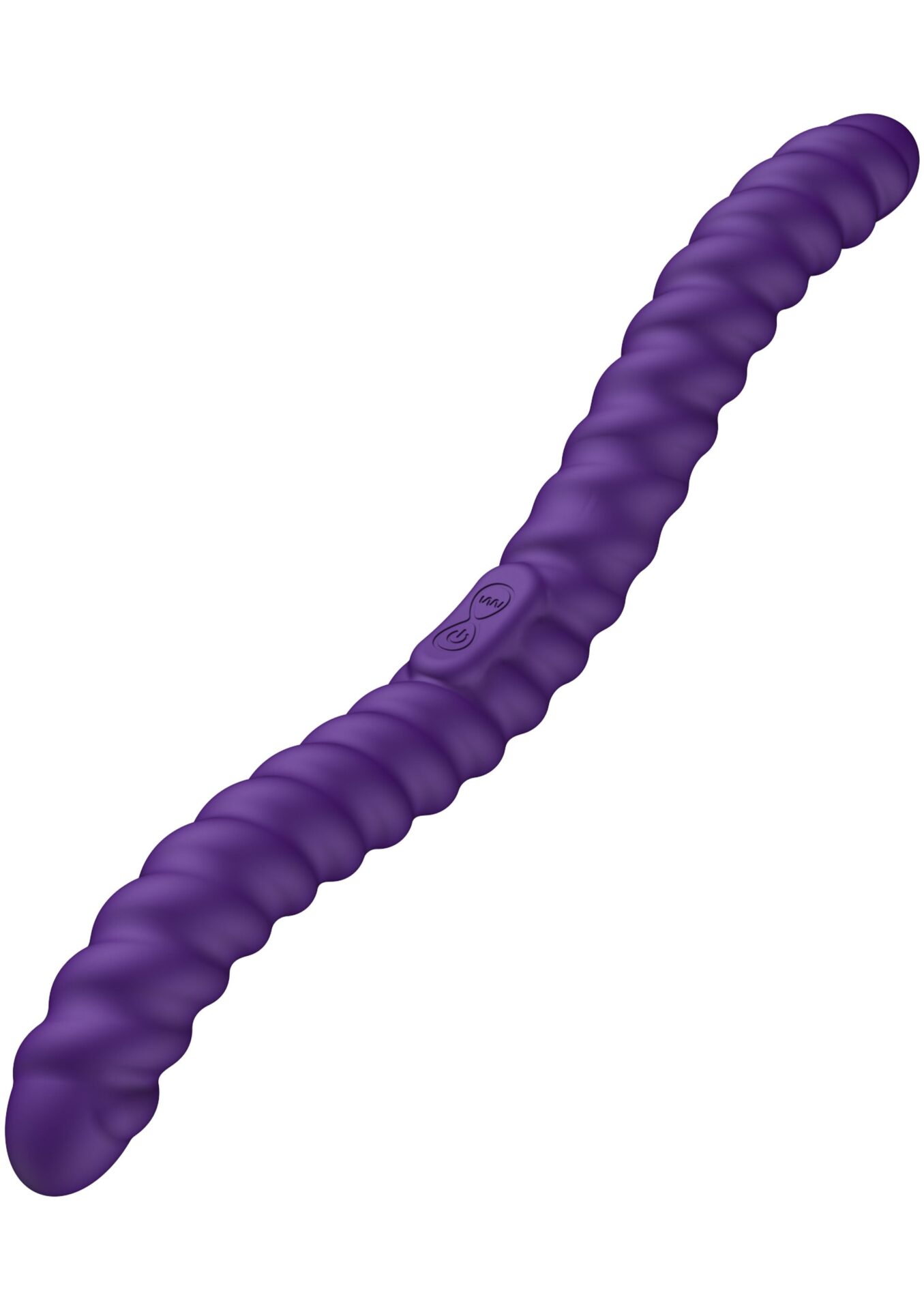 Vibratore flessibile a doppia faccia viola - immagine 4