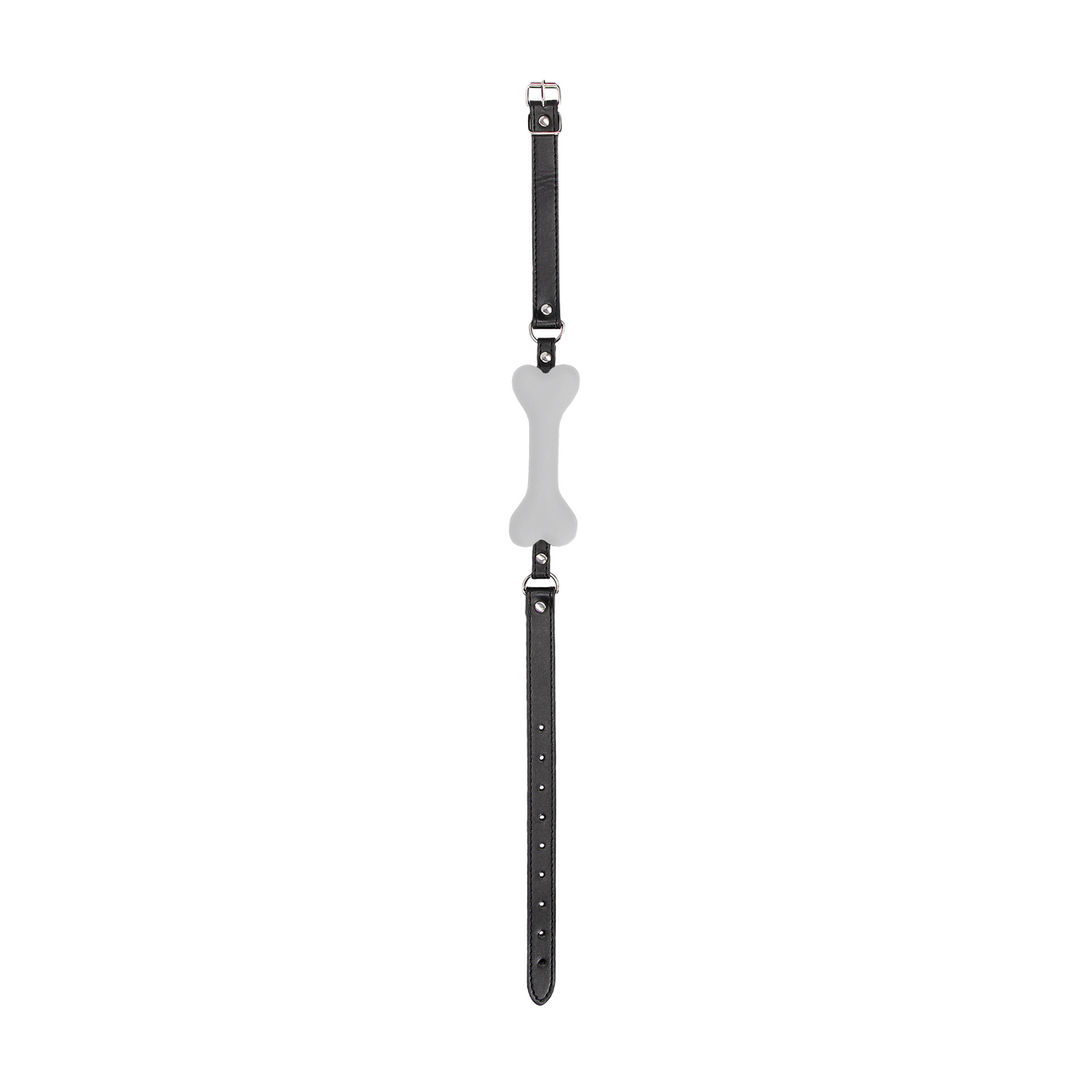 Bavaglio a forma di osso in silicone - immagine 4