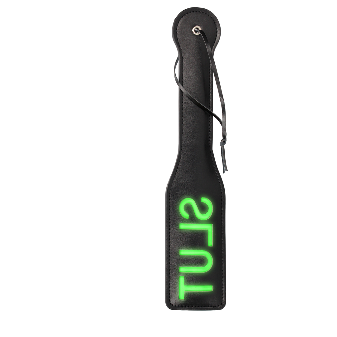 Slut Paddle - Si illumina al buio - Verde neon - immagine 2