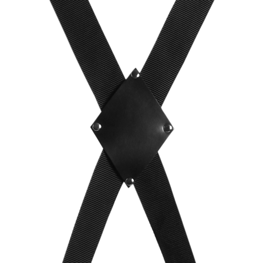 Croce per bondage da appendere alla porta - Nera - immagine 7