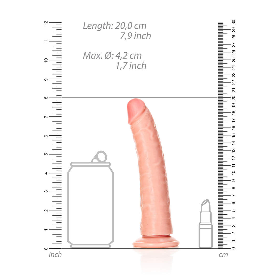 Dildo sottile e realistico con ventosa - 7 / 18 cm - immagine 6