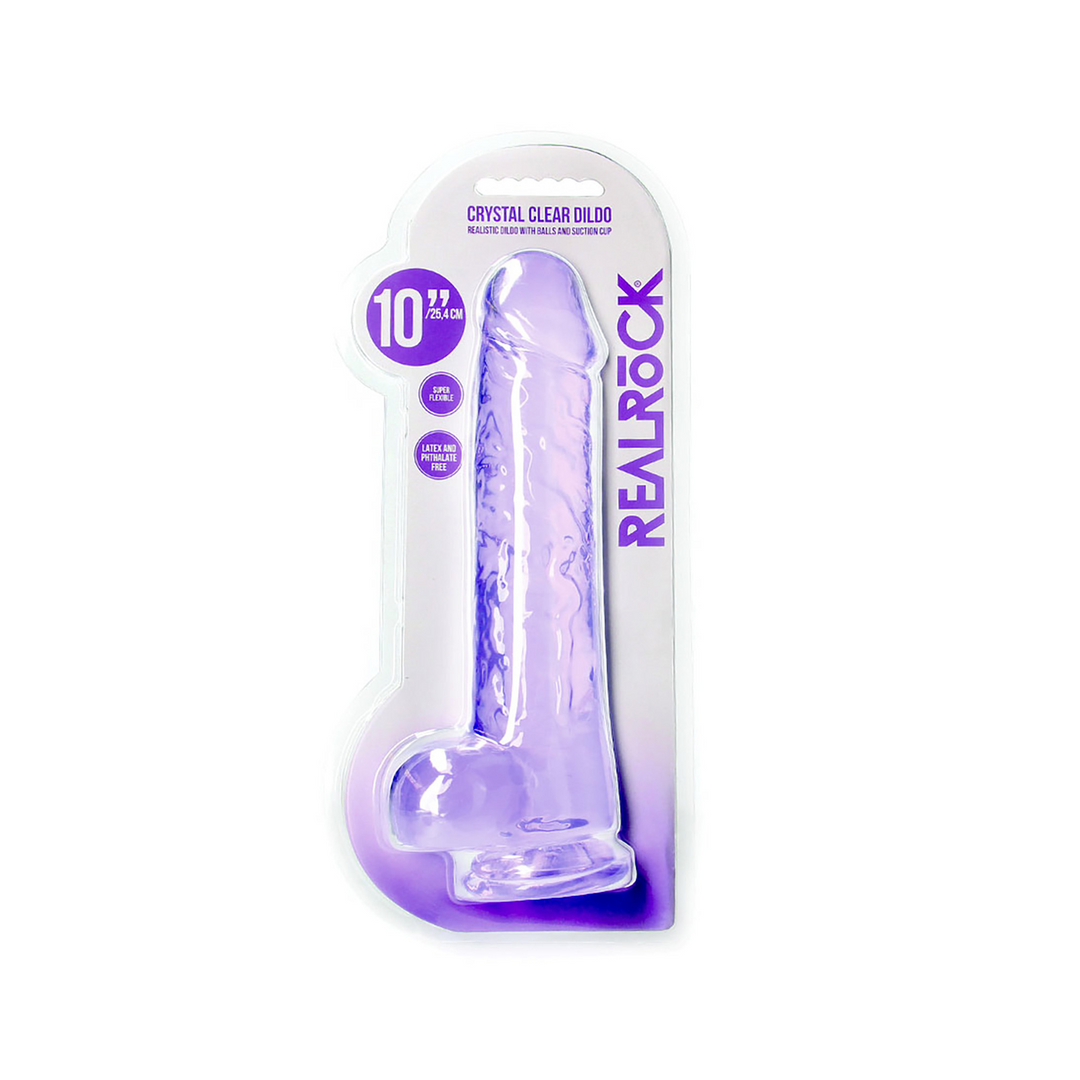 Dildo realistico con testicoli - 10 / 25,4 cm - immagine 2