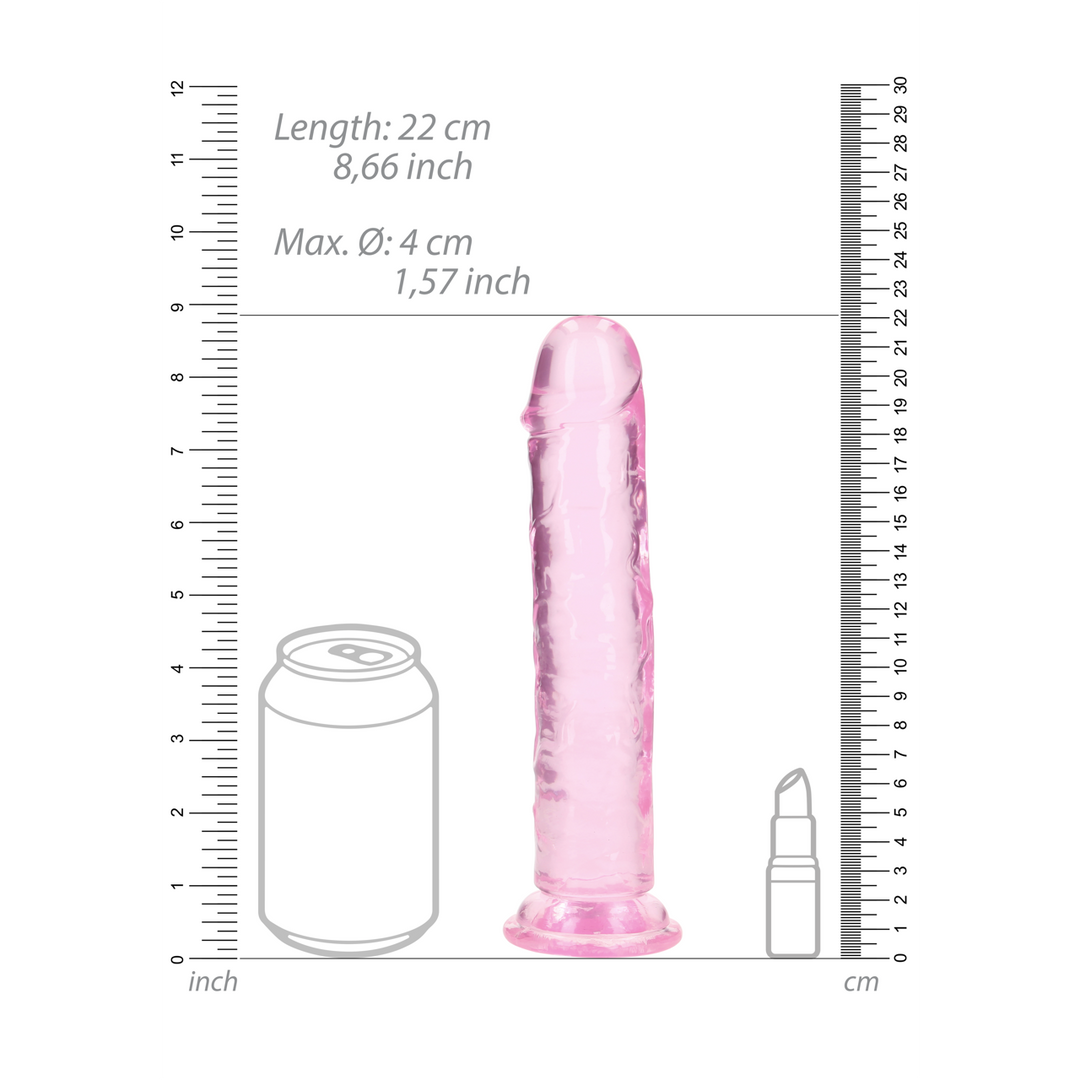 Dildo dritto realistico con ventosa - 8'' / 20 - immagine 6