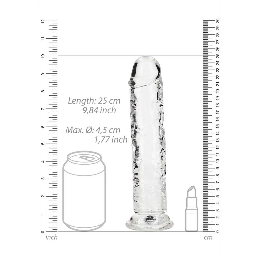 Dildo dritto realistico con ventosa - 9'' / 23 - immagine 6