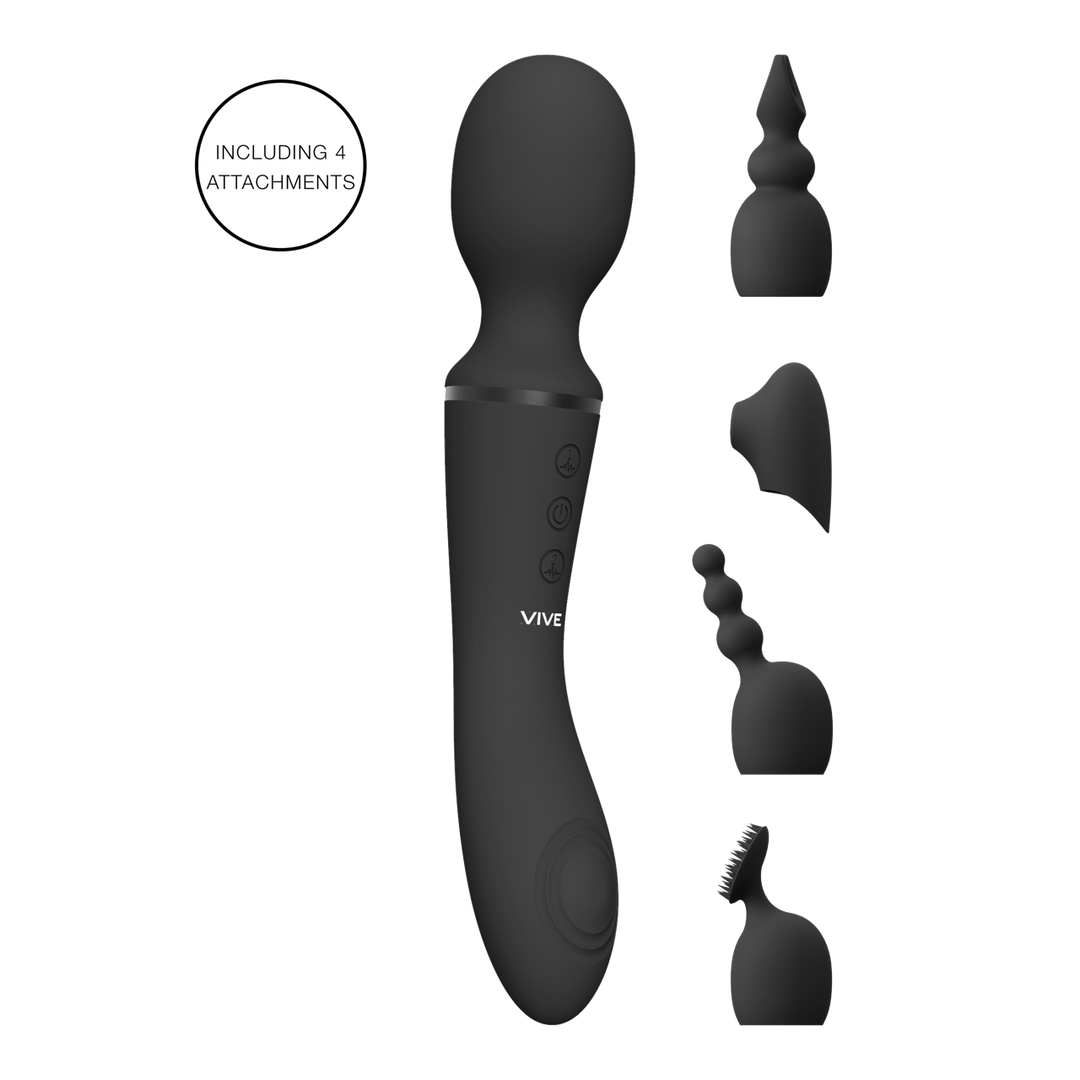 Nami - Bacchetta vibrante a impulsi - Nera - immagine 3