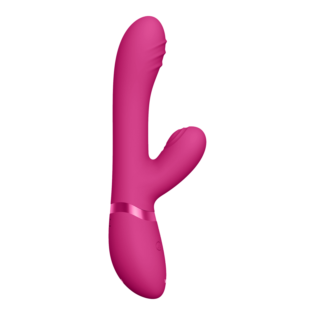 Tani - Vibratore a impulsi con movimento delle dita - Rosa - immagine 6