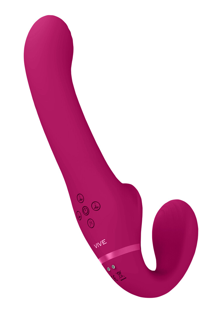 Ai - Strapless Strapless Strapon con doppia vibrazione ad onde d'aria - immagine 6