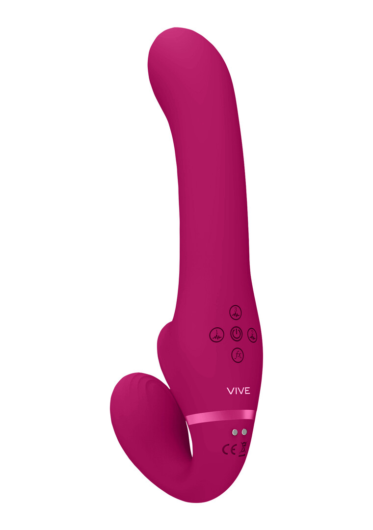 Ai - Strapless Strapless Strapon con doppia vibrazione ad onde d'aria - immagine 3