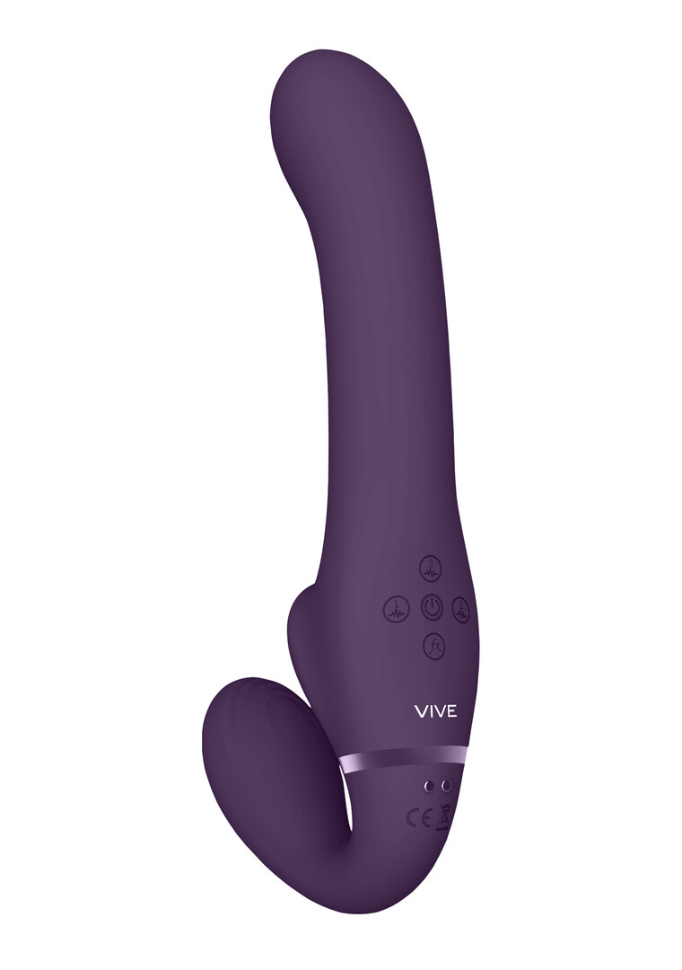 Ai - Strapless Strapless Strapon con doppia vibrazione ad onde d'aria - immagine 3