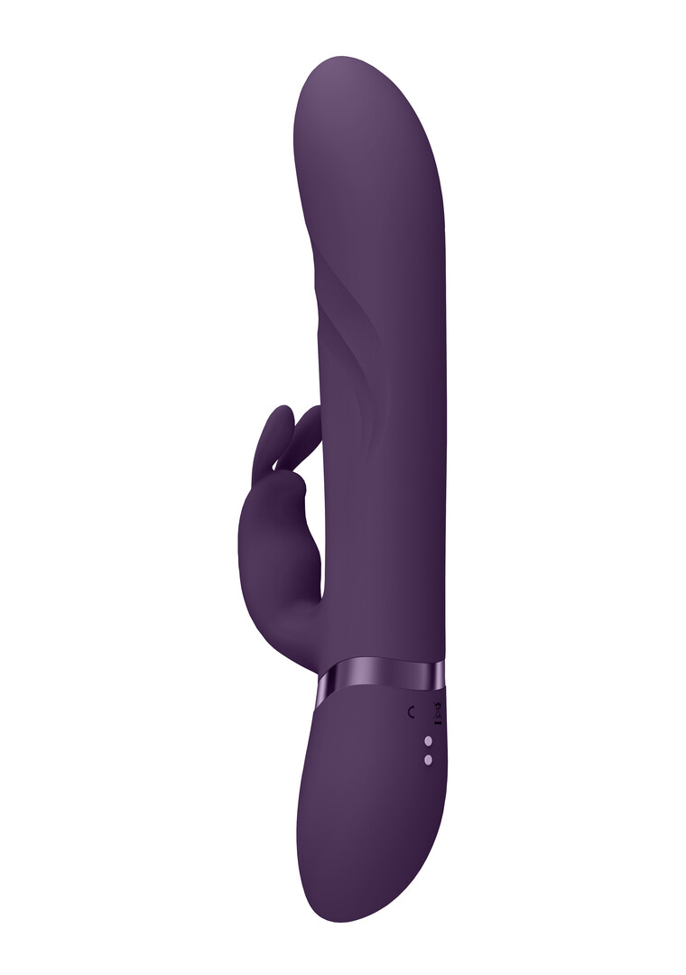 Nari - Perline vibranti e rotanti, Coniglietto per la stimolazione del punto G - Viola - immagine 4