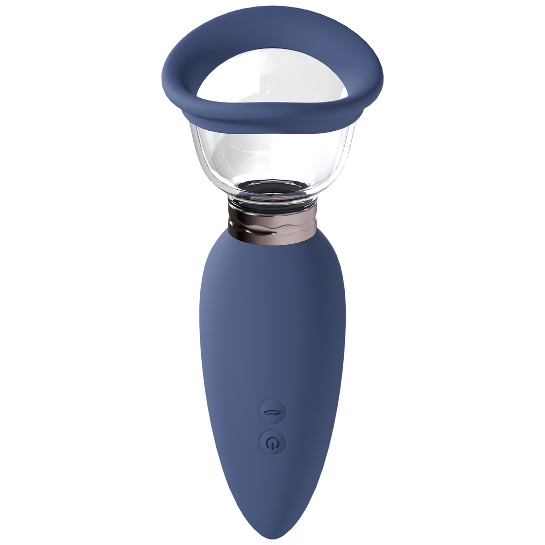 Stimolante - Tiralatte ricaricabile per vulva e seno - Blu - immagine 3
