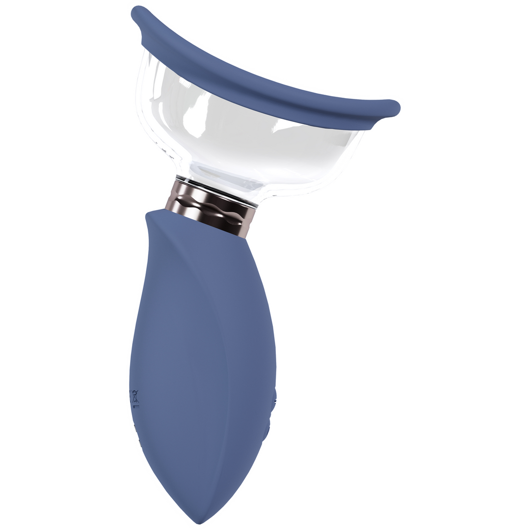 Stimolante - Tiralatte ricaricabile per vulva e seno - Blu - immagine 4