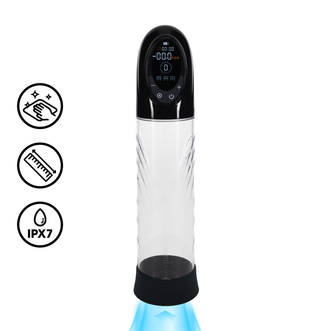 CyberPulse - Pompa per pene automatica impermeabile - Nera