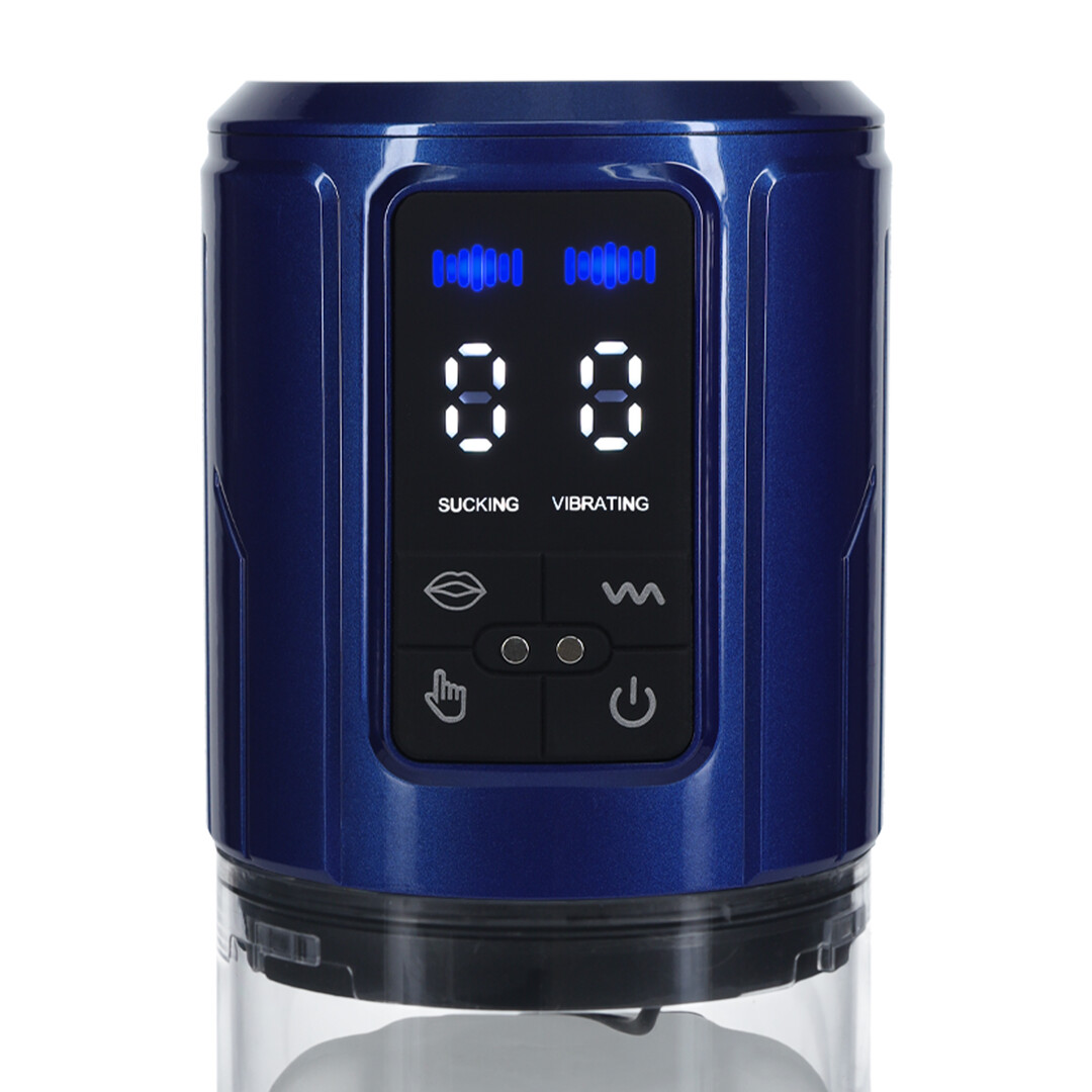 UltraLift - Pompa per masturbazione automatica impermeabile - Blu metallizzato - immagine 6
