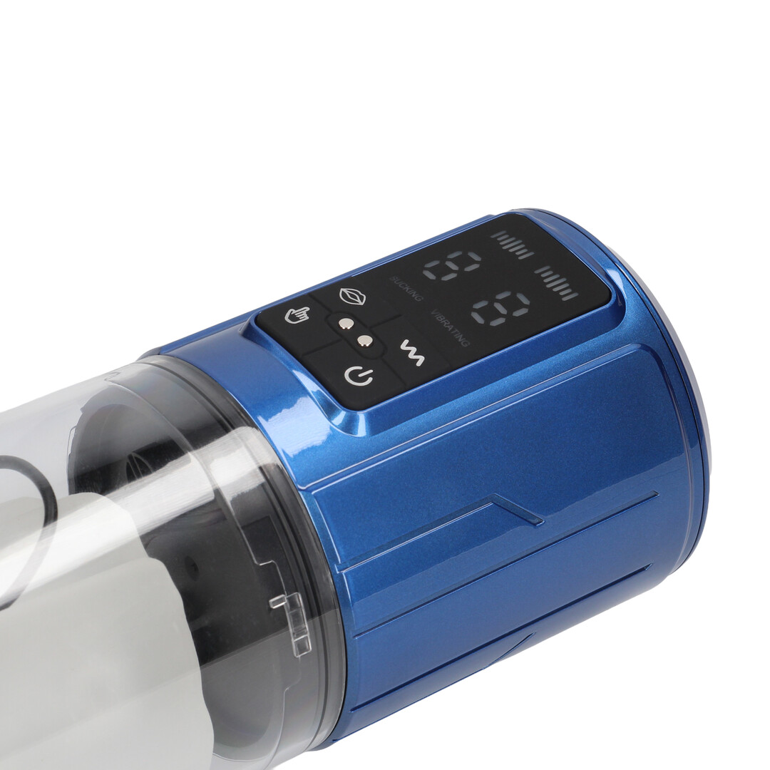 UltraLift - Pompa per masturbazione automatica impermeabile - Blu metallizzato - immagine 7