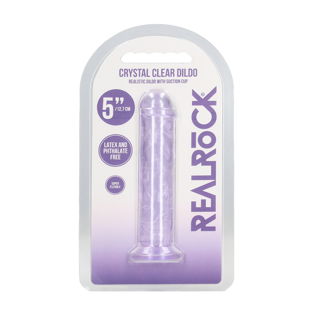 Dildo realistico - 5 / 12,7 cm - Viola - immagine 2
