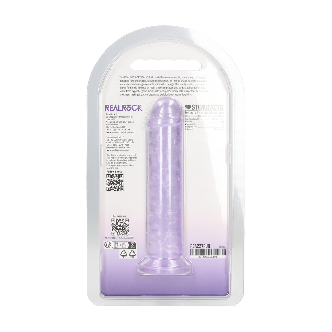 Dildo realistico - 5 / 12,7 cm - Viola - immagine 3
