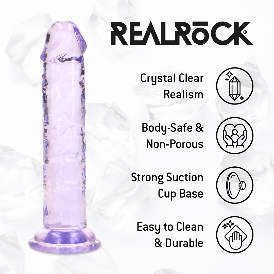 Dildo realistico - 5 / 12,7 cm - Viola - immagine 6