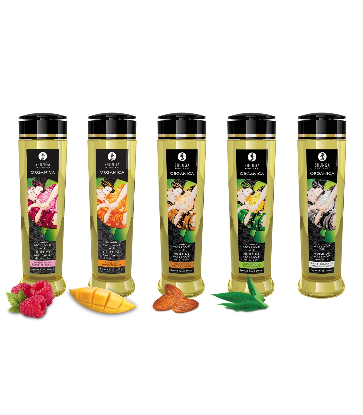 OLIO DA MASSAGGIO BIOLOGICO AL LAMPONE 240 ML - immagine 4