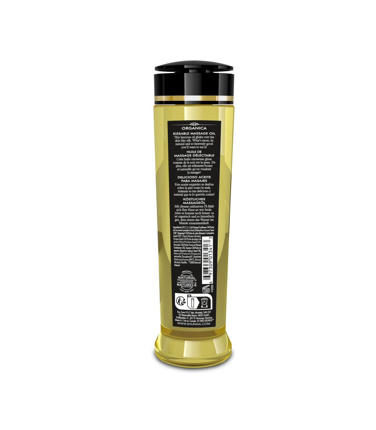 OLIO DA MASSAGGIO BIOLOGICO AL LAMPONE 240 ML - immagine 5