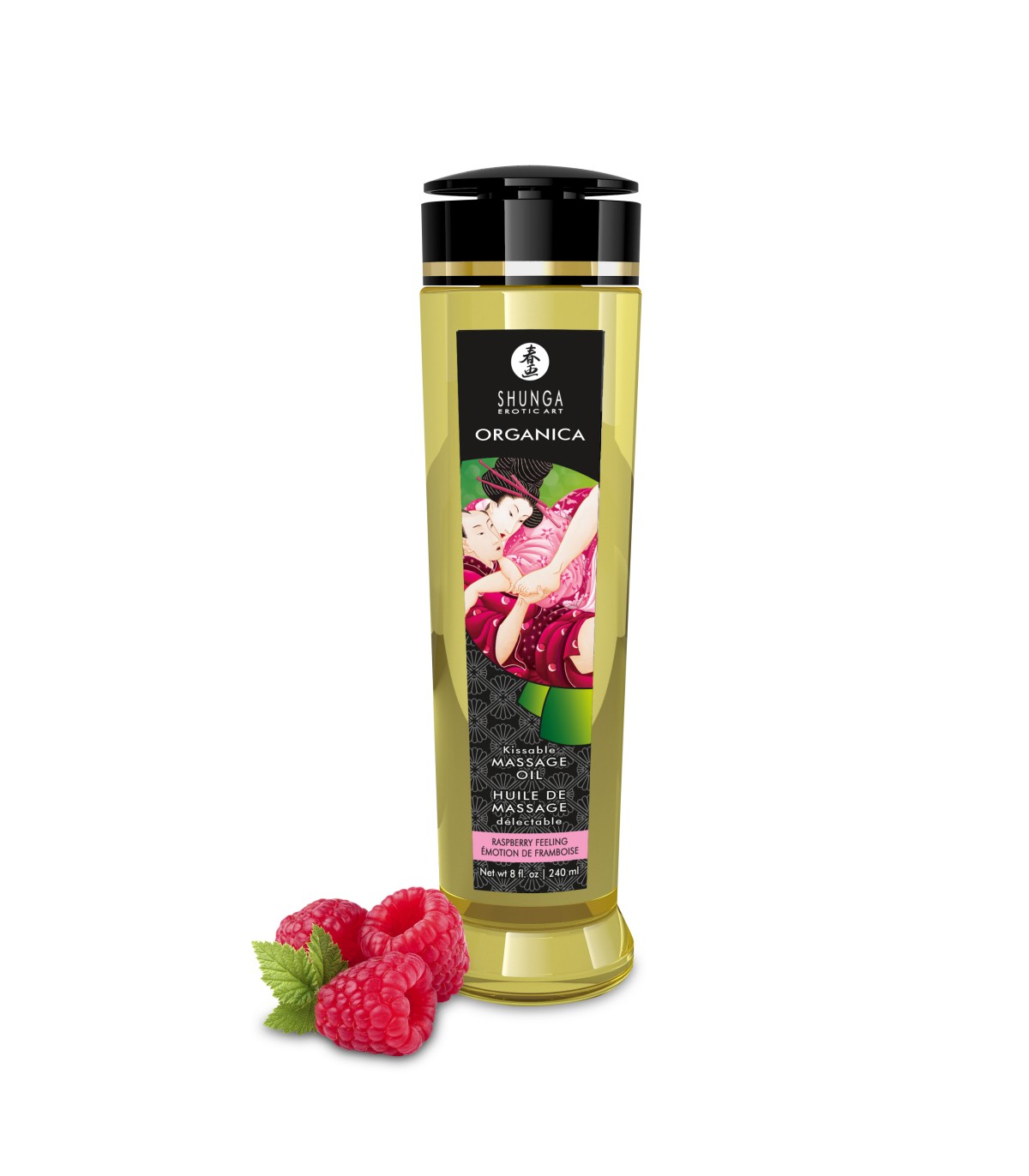 OLIO DA MASSAGGIO BIOLOGICO AL LAMPONE 240 ML