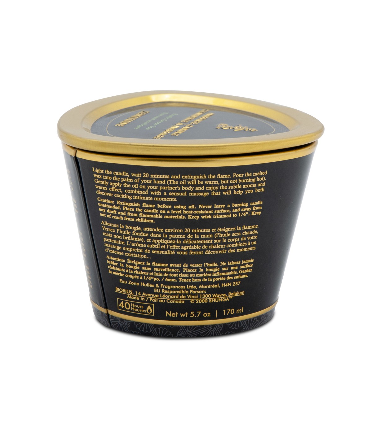 Candela da massaggio al mango 170 ml - immagine 5