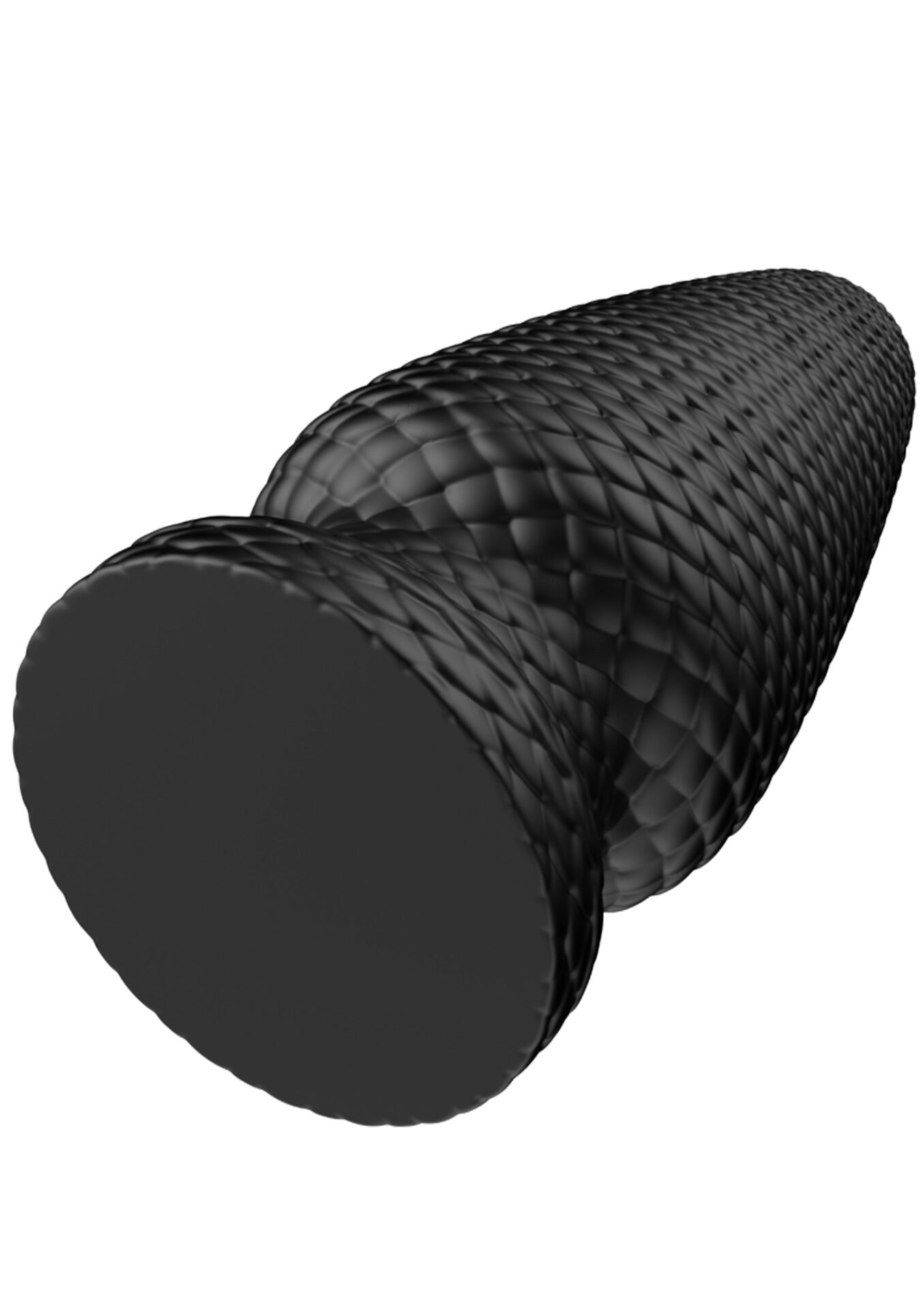 Tappo anale gigante a forma di drago in PVC XL nero - immagine 3