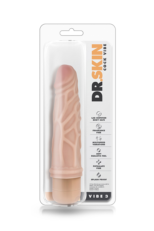 DR. SKIN COCK VIBE 3 FLESH - immagine 2