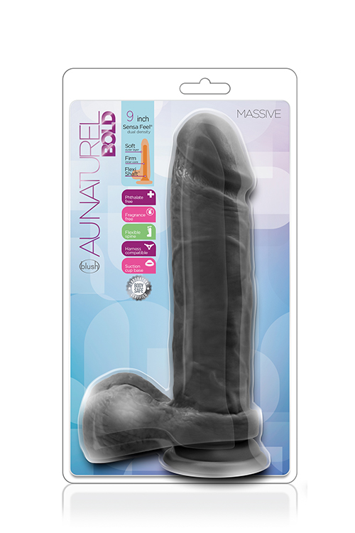 DILDO MASSICCIO AU NATUREL BOLD DA 9 POLLICI - immagine 2